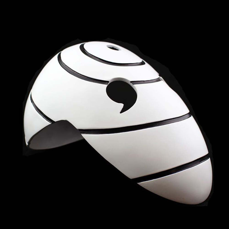 Anime Naruto Tobi Uchiha Obito Mask Halloween White Cosplay Prop