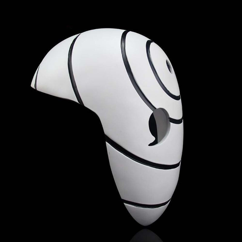 Anime Naruto Tobi Uchiha Obito Mask Halloween White Cosplay Prop
