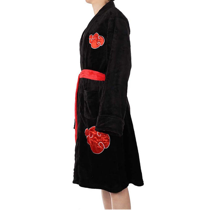 Anime Naruto Uchiha Itachi Cosplay Costume Kimono Robe Adult Sleepwear