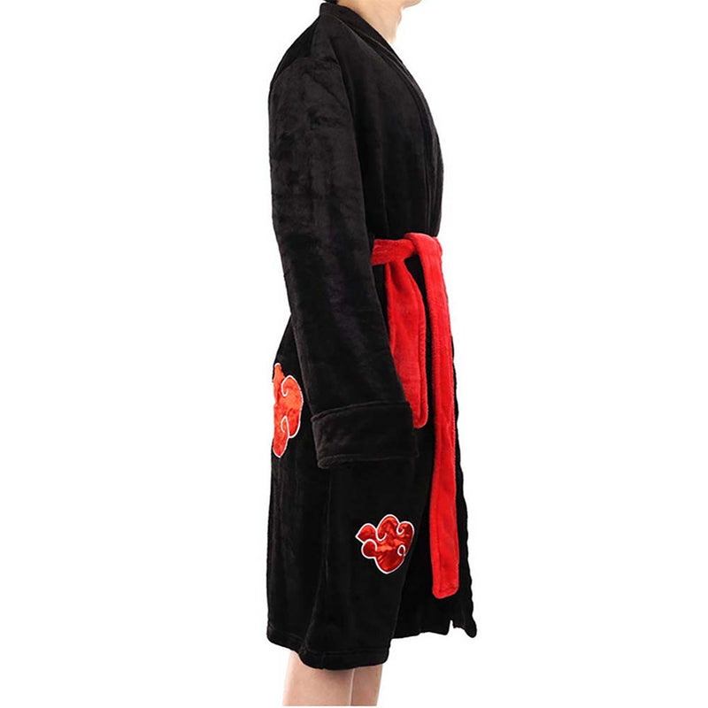 Anime Naruto Uchiha Itachi Cosplay Costume Kimono Robe Adult Sleepwear