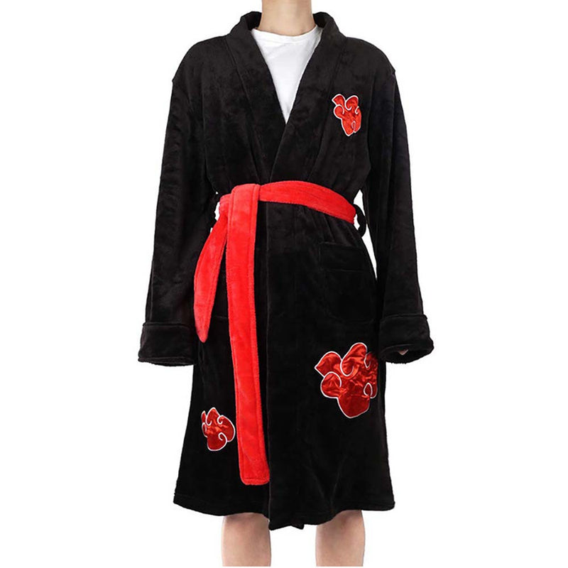 Anime Naruto Uchiha Itachi Cosplay Costume Kimono Robe Adult Sleepwear