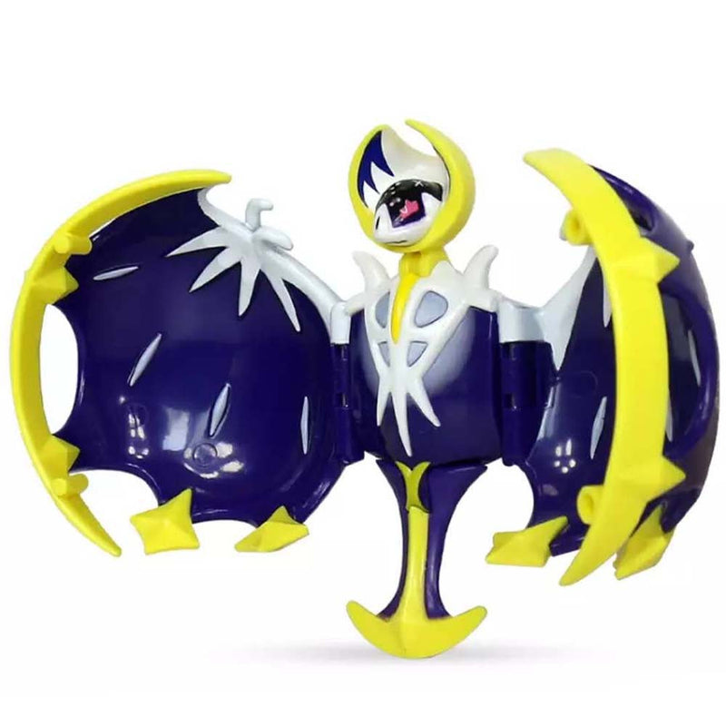 Anime Pokemon Ball Lunala Figure Model Handmade Deformation Suit Toys