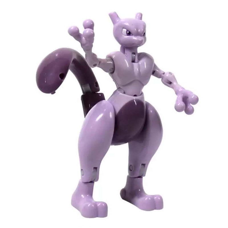 Anime Pokemon Ball Mewtwo Figure Model Handmade Deformation Suit Toys