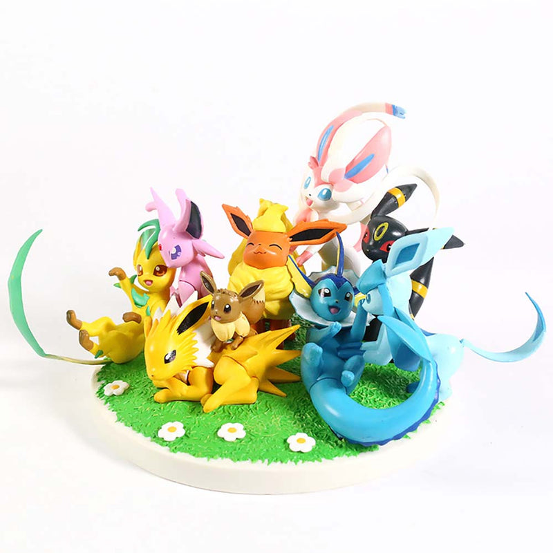 Anime Pokemon Eeveelution Action Figure Collectible Model Toy 12cm