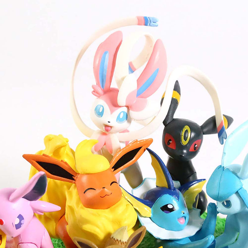 Anime Pokemon Eeveelution Action Figure Collectible Model Toy 12cm