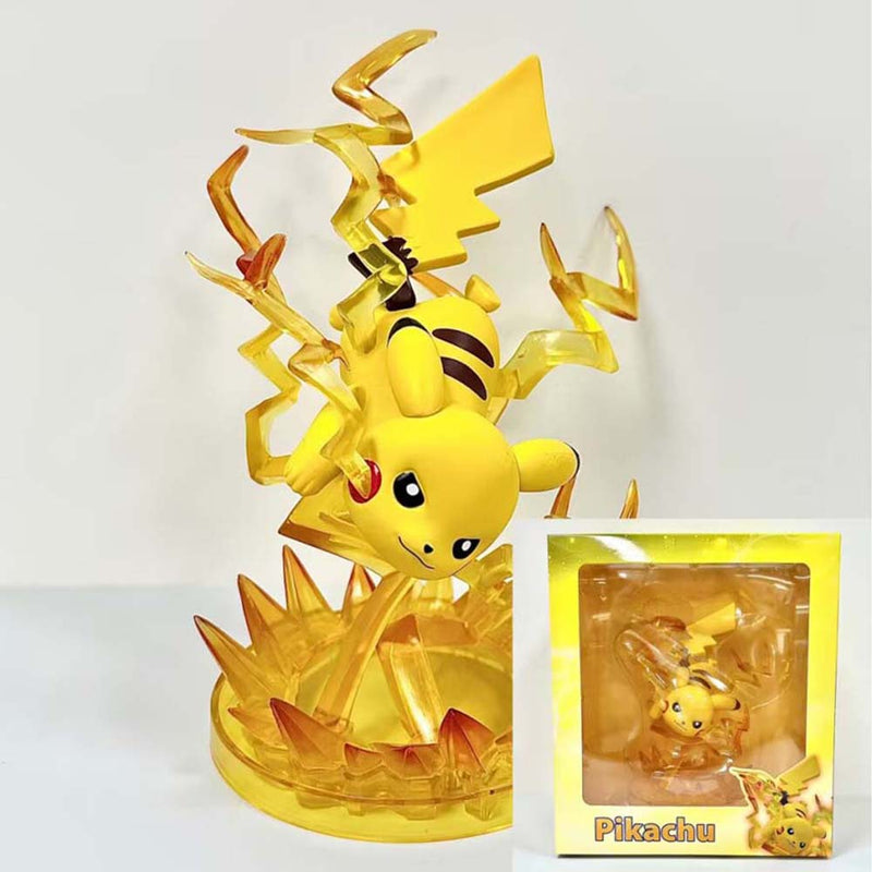 Anime Pokemon Pikachu Action Figure Collectible Model Toy 17cm