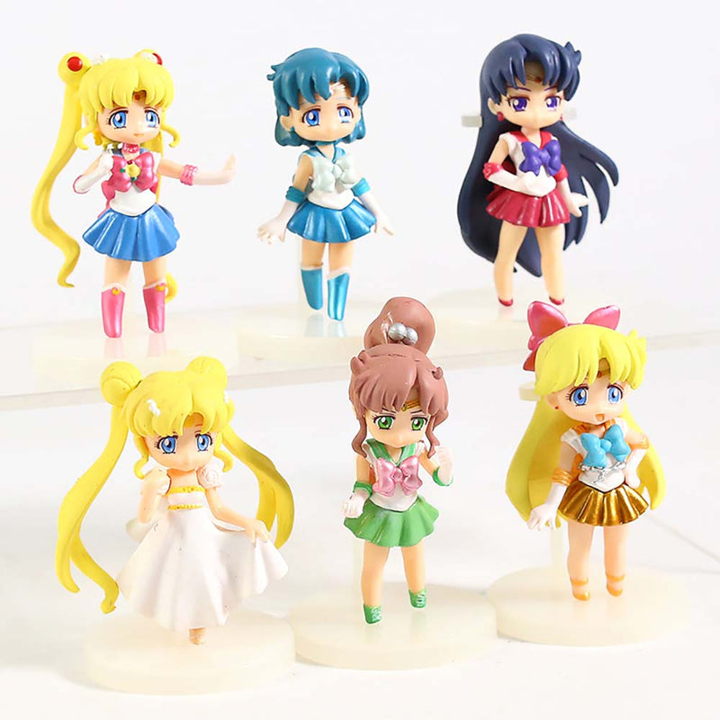 Anime Sailor Moon Action Figure Girl Model Toy 7cm