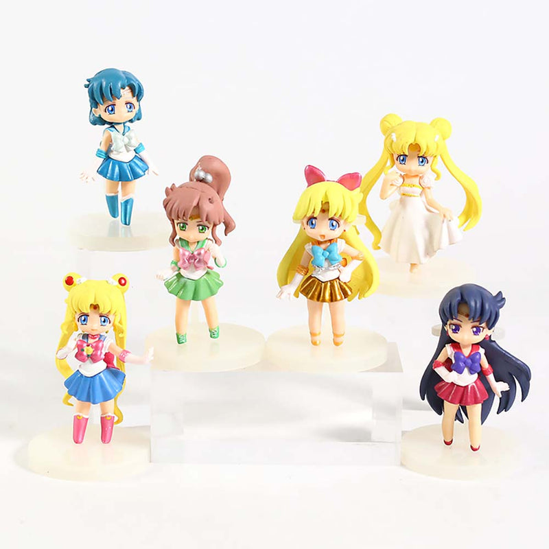 Anime Sailor Moon Action Figure Girl Model Toy 7cm