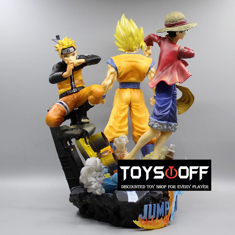 Anime Son Goku One Piece Luffy Naruto Uzumaki Jump Force Action Figure 18cm