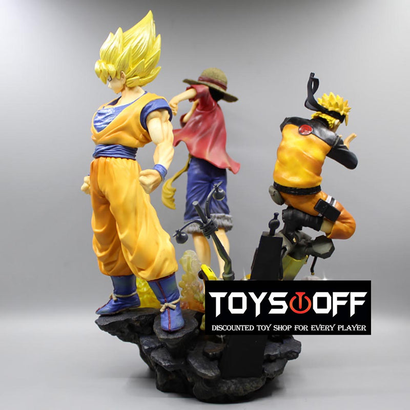 Anime Son Goku One Piece Luffy Naruto Uzumaki Jump Force Action Figure 18cm