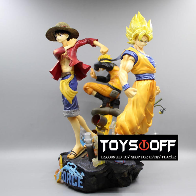 Anime Son Goku One Piece Luffy Naruto Uzumaki Jump Force Action Figure 18cm