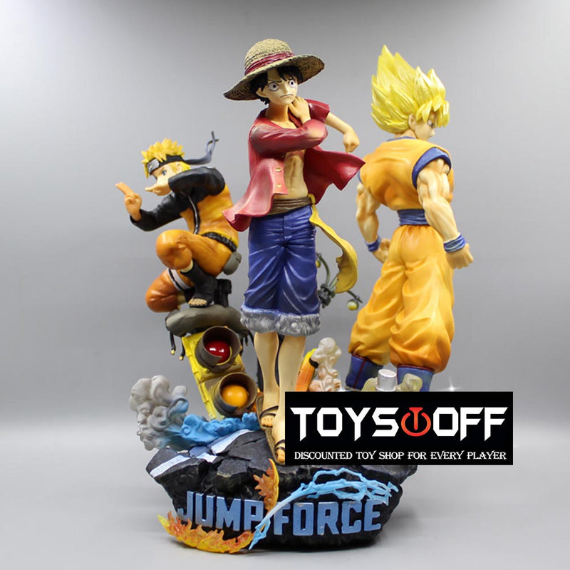 Anime Son Goku One Piece Luffy Naruto Uzumaki Jump Force Action Figure 18cm