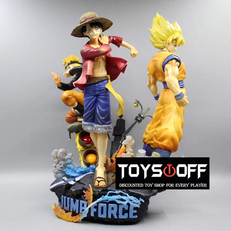 Anime Son Goku One Piece Luffy Naruto Uzumaki Jump Force Action Figure 18cm