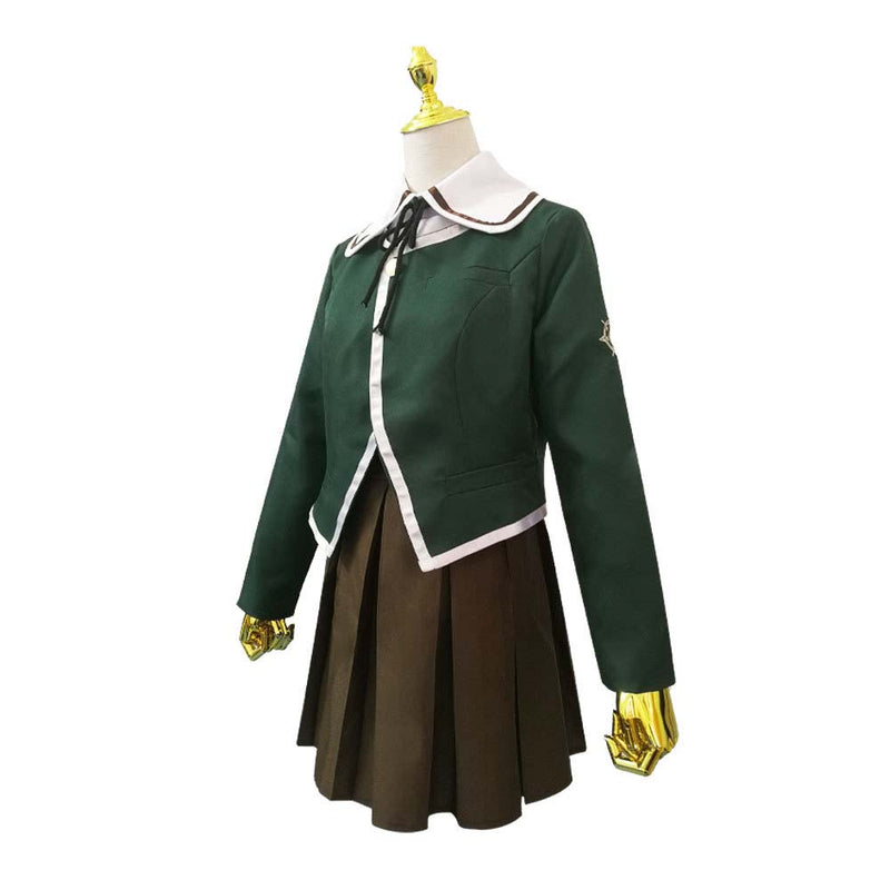 Anime Super Dangan Ronpa Chihiro Fujisaki Cosplay Halloween Costume Uniform