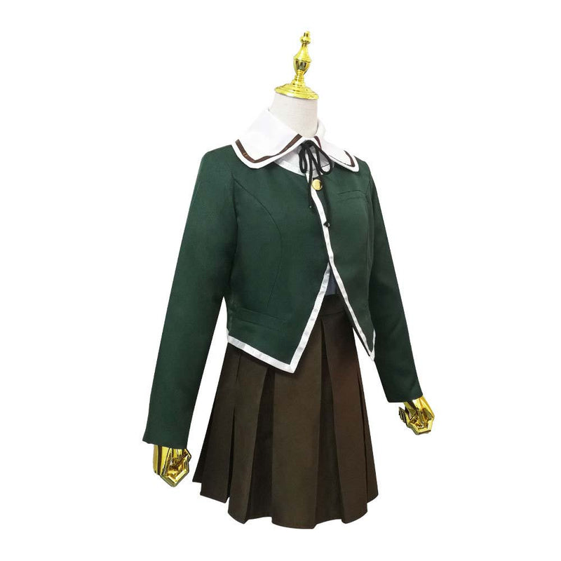 Anime Super Dangan Ronpa Chihiro Fujisaki Cosplay Halloween Costume Uniform