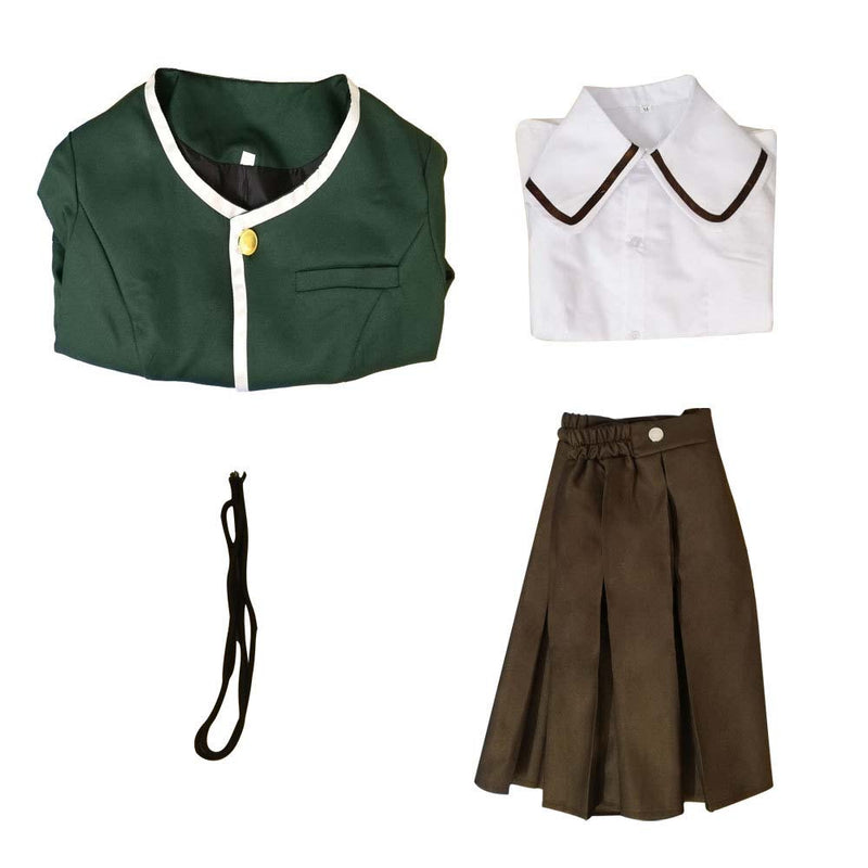 Anime Super Dangan Ronpa Chihiro Fujisaki Cosplay Halloween Costume Uniform