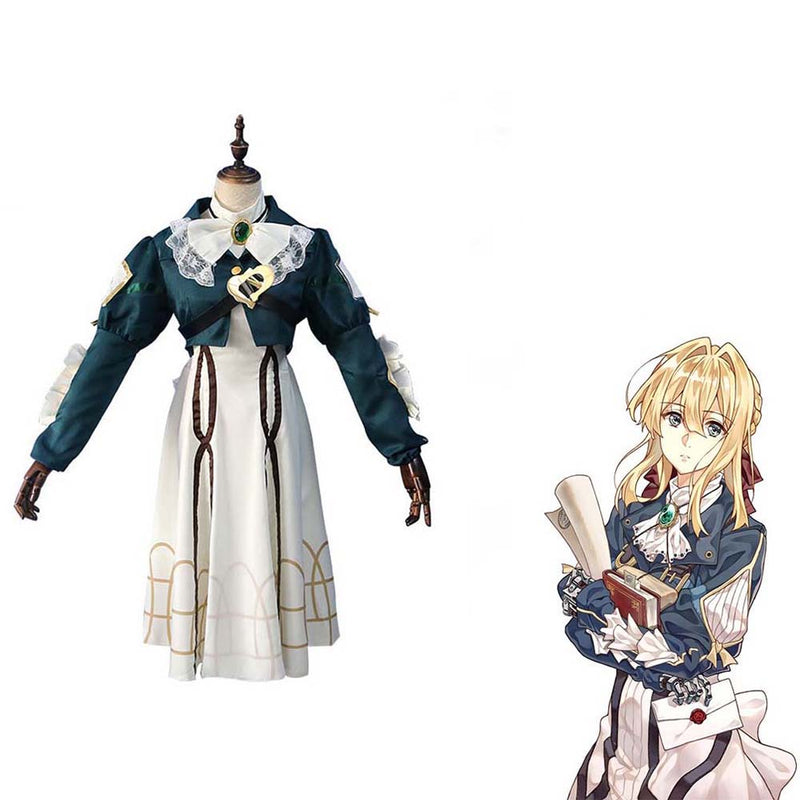 Anime Violet Evergarden Cosplay Costume Lolita Dress Uniform Full Set