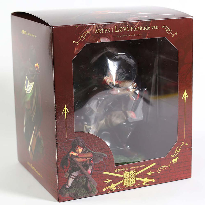 Attack On Titan Battle Damaged Levi·Ackerman Action Figure 18cm