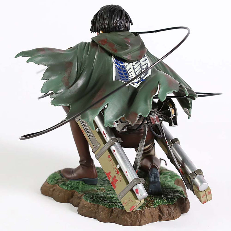 Attack On Titan Battle Damaged Levi·Ackerman Action Figure 18cm