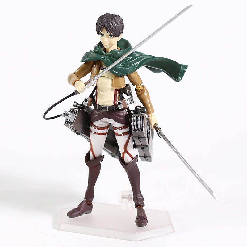 Attack on Titan Eren Yeager Figma 207 Action Figure Model Toy 15cm