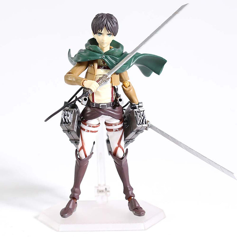 Attack on Titan Eren Yeager Figma 207 Action Figure Model Toy 15cm