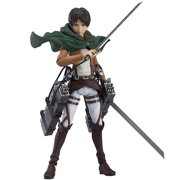 Attack on Titan Eren Yeager Figma 207 Action Figure Model Toy 15cm