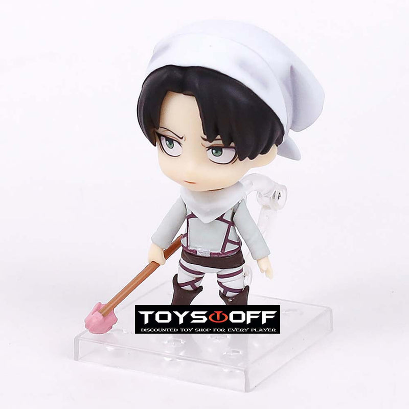 Attack on Titan Levi Cleaning Ver 417 Action Figure Toy 10cm