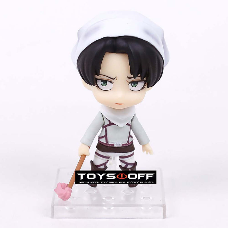 Attack on Titan Levi Cleaning Ver 417 Action Figure Toy 10cm