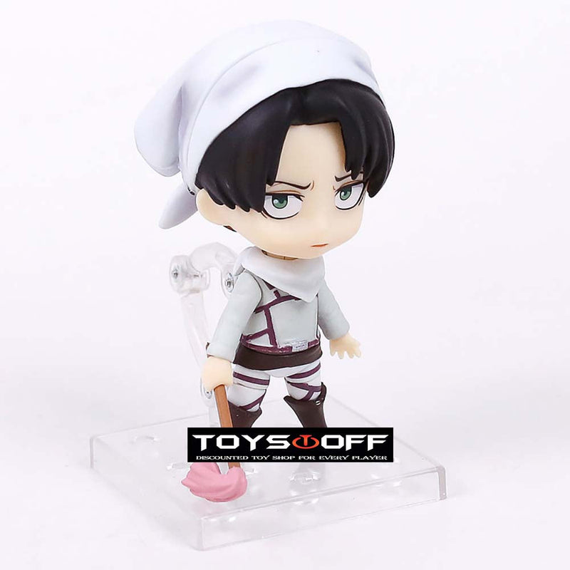 Attack on Titan Levi Cleaning Ver 417 Action Figure Toy 10cm