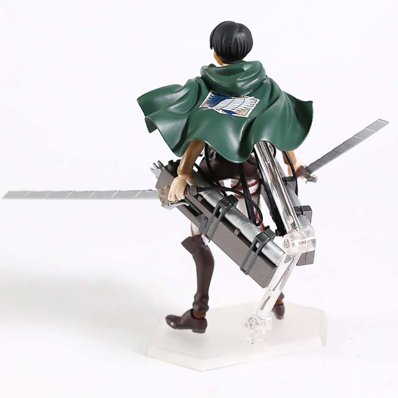 Attack on Titan Levi Figma 213 Action Figure Model Toy 15cm