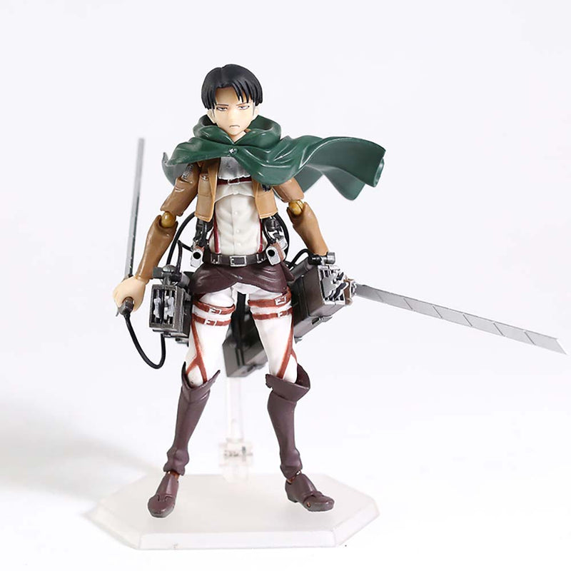 Attack on Titan Levi Figma 213 Action Figure Model Toy 15cm