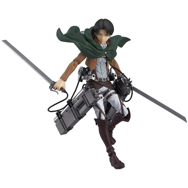 Attack on Titan Levi Figma 213 Action Figure Model Toy 15cm