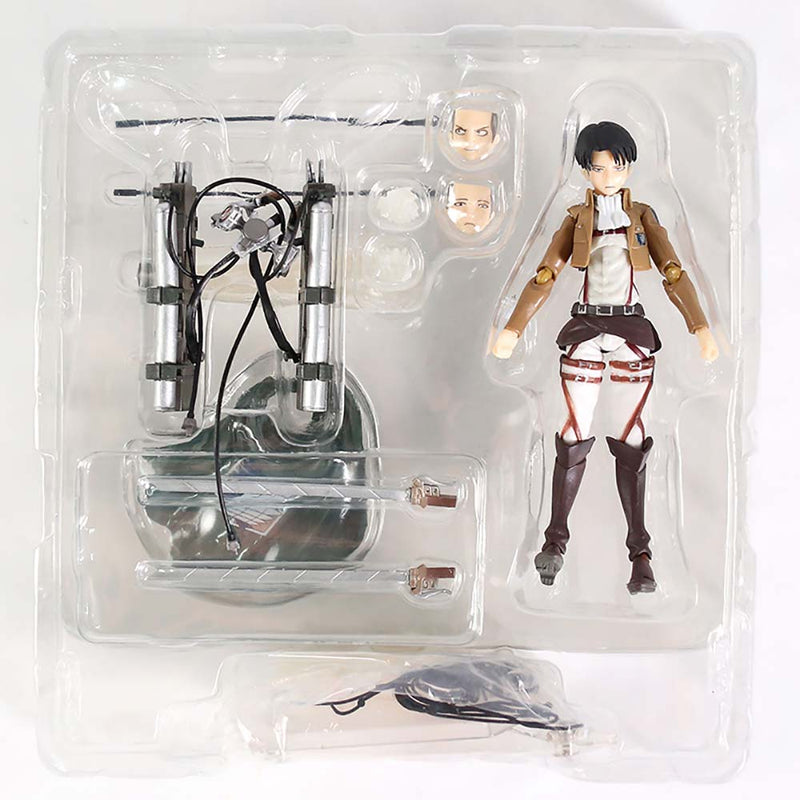 Attack on Titan Levi Figma 213 Action Figure Model Toy 15cm