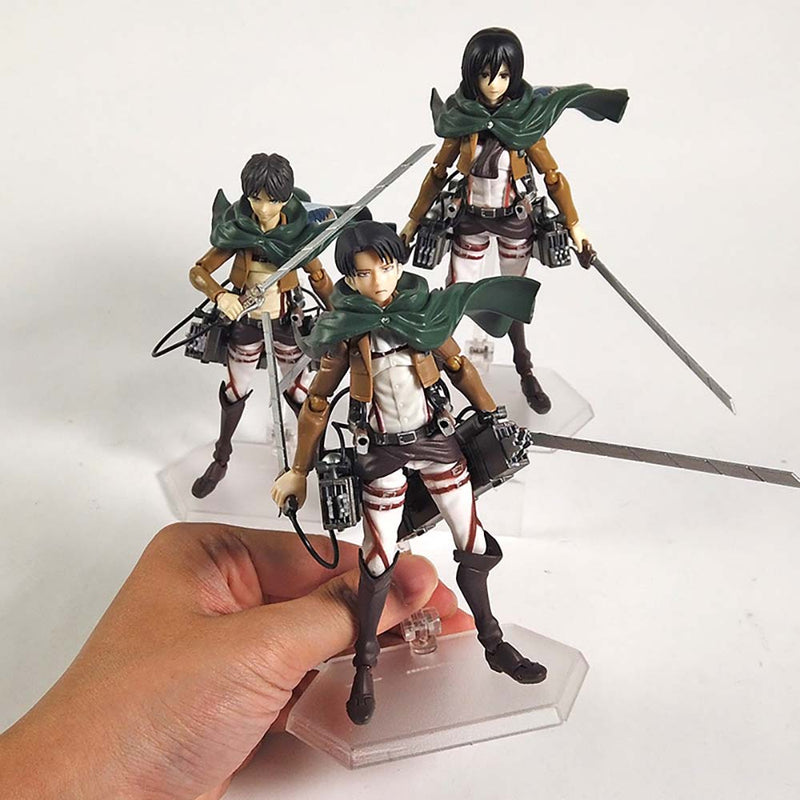 Attack on Titan Levi Figma 213 Action Figure Model Toy 15cm