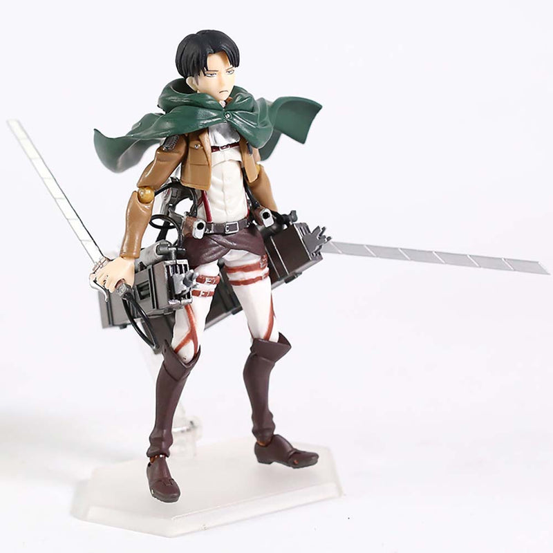 Attack on Titan Levi Figma 213 Action Figure Model Toy 15cm