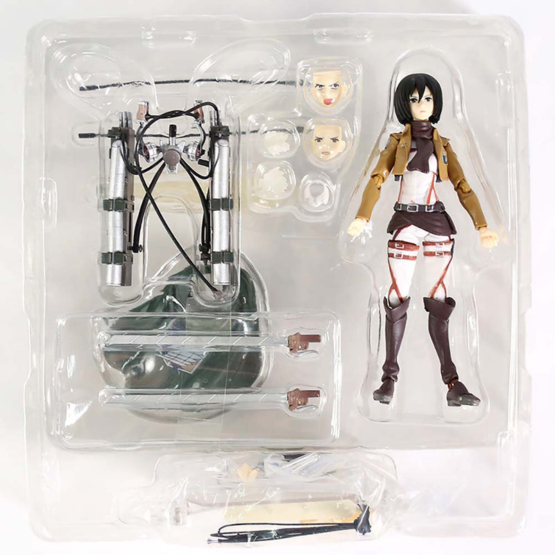 Attack on Titan Mikasa Ackerman 203 Action Figure Model Toy 15cm