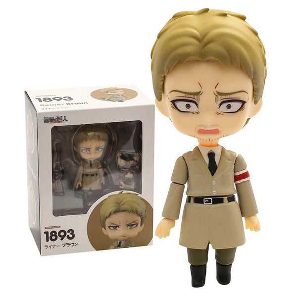 Attack on Titan Reiner Braun 1893 Action Figure Model Toy 10cm