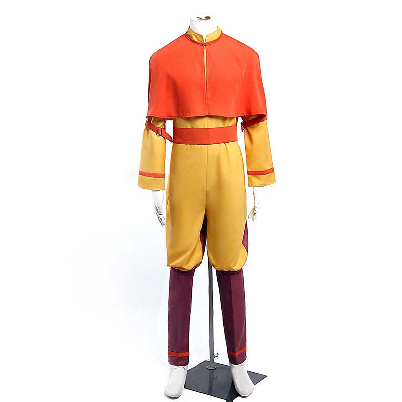 Avatar The Last Airbender Avatar Aang Cosplay Costume Jumpsuit Outfits