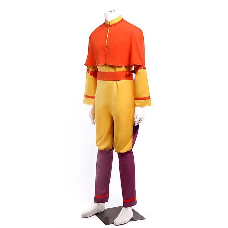 Avatar The Last Airbender Avatar Aang Cosplay Costume Jumpsuit Outfits