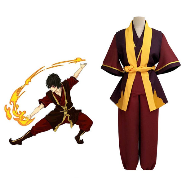 Avatar The Last Airbender Zuko Cosplay Hallowee Costume Full Sets