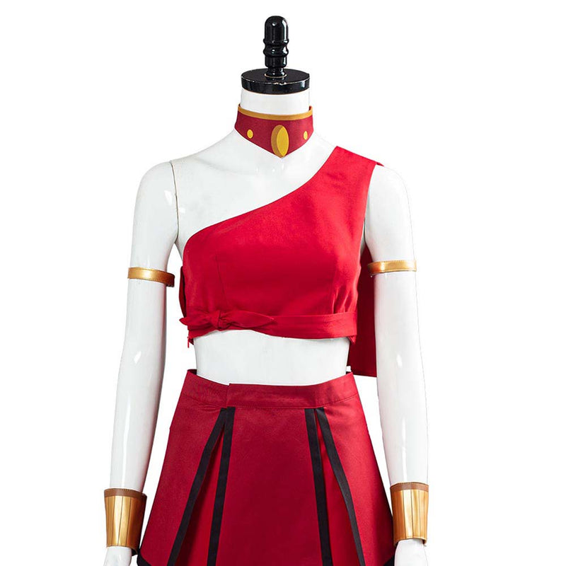 Avatar The Legend Of Korra Katara Red Dress Cosplay Costume