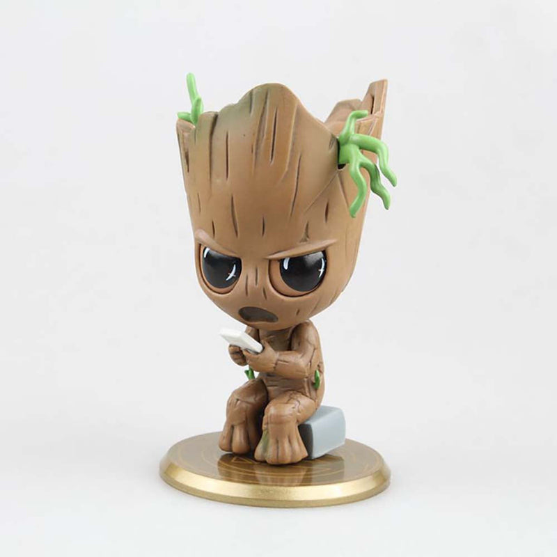 Avengers Infinity War Groot Sitting Ver Action Figure Model Toy 8cm