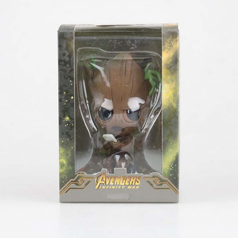 Avengers Infinity War Groot Sitting Ver Action Figure Model Toy 8cm