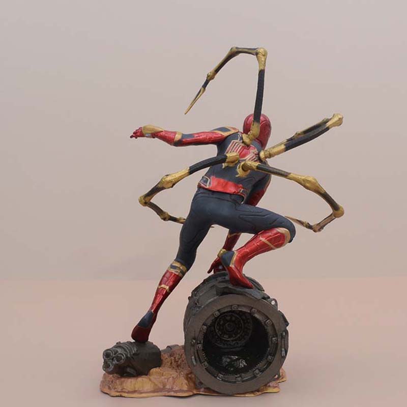 Avengers Iron Spider Man Statue Action Figure Model Toy 20cm