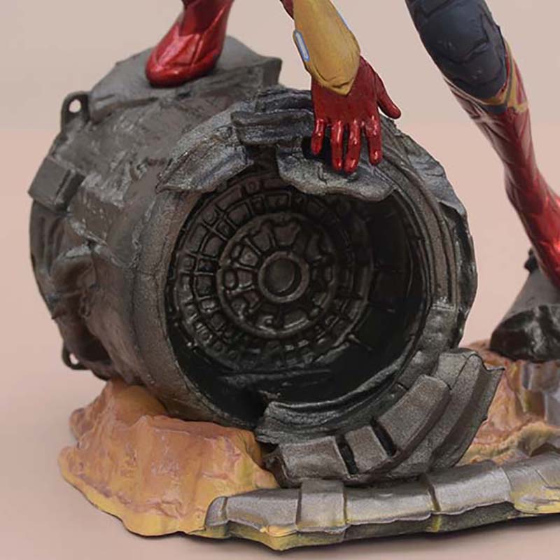 Avengers Iron Spider Man Statue Action Figure Model Toy 20cm