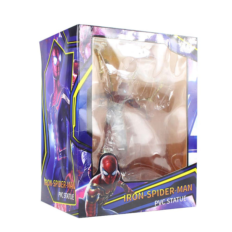 Avengers Iron Spider Man Statue Action Figure Model Toy 22cm