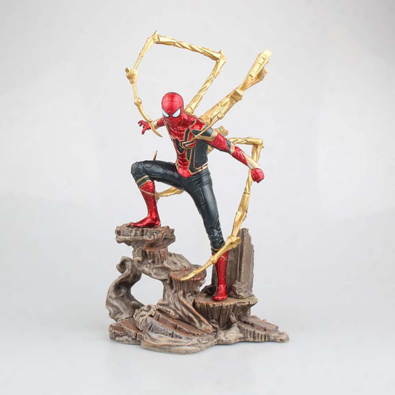 Avengers Iron Spider Man Statue Action Figure Model Toy 22cm