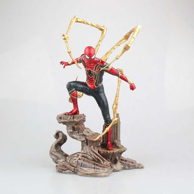 Avengers Iron Spider Man Statue Action Figure Model Toy 22cm