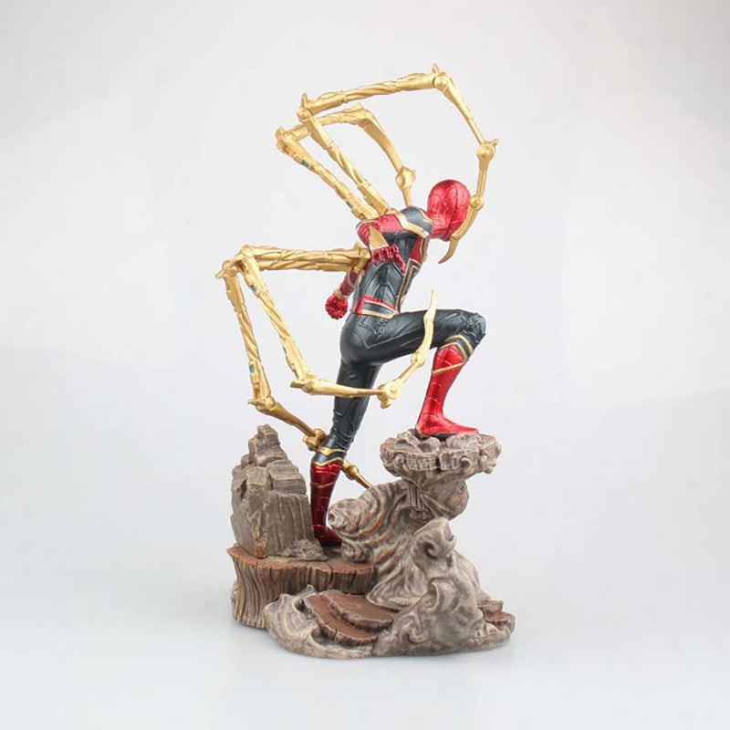 Avengers Iron Spider Man Statue Action Figure Model Toy 22cm