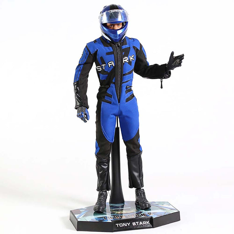 Avengers Marvel Iron Man Racing Suit Tony Stark Model 32CM - Toysoff.com